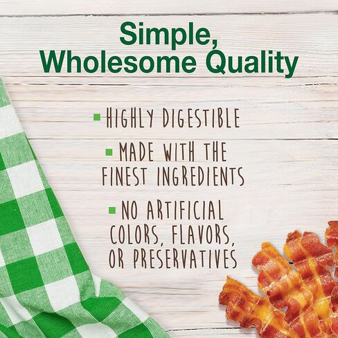 Nylabone Healthy Edibles Natural Dog Chews Long Lasting Bacon Flavor Treats for Dogs, X-Large/Souper (2 Count) in Kuwait