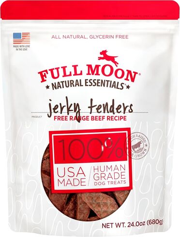 Full Moon All Natural Essentials Beef Jerky Tenders Free Range Human Grade 24 oz in Kuwait