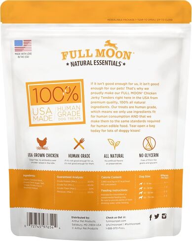 Full Moon All Natural Essentials Beef Jerky Tenders Free Range Human Grade 24 oz in Kuwait