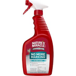 Nature's Miracle Advanced Platinum No More Marking, 24 Ounces, Helps Discourage Repetitive Pet Marking