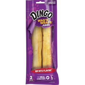 Dingo Ringo-o-o 5 Count, Ring-Shaped, Rawhide Chew For All Dogs