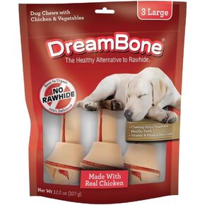 DreamBone Medium and Large Chews, Treat Your Dog to a Chew Made With Real Meat and Vegetables