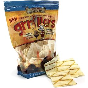 Beef Rawhide Chips for Dogs, Single-Ingredient USA Rawhide Chews (1 lb), All-Natural Collagen, Born, Raised and Made in USA