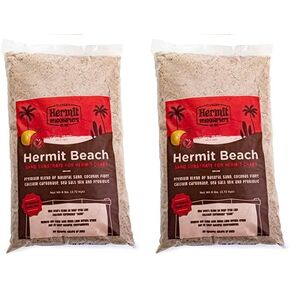 Fluker's All Natural Premium Hermit Crab Sand Substrate, Sand Mixture with Coconut Fiber, For Hermit Crab Tanks, 6 lbs.