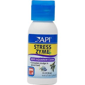 API STRESS ZYME Freshwater and Saltwater Aquarium Cleaning Solution 16-Ounce Bottle