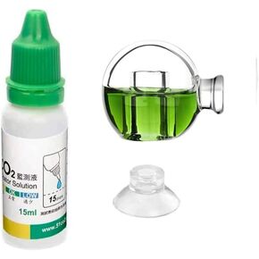 FZONE Aquatic CO2 Glass Drop Checker PH Momitor for Aquarium Plant Fish Tank Test CO2 Kit