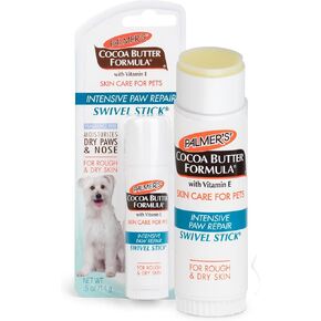 Palmer's for Pets Cocoa Butter Fragrance Free Intensive Paw Repair Swivel Stick for Dogs | Cocoa Butter Paw Balm with Vitamin E, Peppermint Oil and Shea Butter for Rough & Dry Pads -0.5 oz (FF15588)