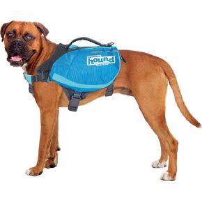 Outward Hound DayPak Blue Dog Saddleback Backpack, Large