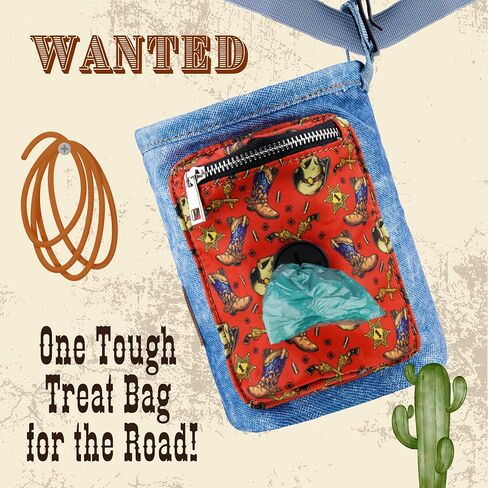INSPECTOR TAIL Dog Treat Pouch Hands Free w 4 Ways to Wear | Lightweight Dog Training Bag w Adjustable Belt & Waist Clip | No Spill & Easy Access w Airtight Drawstring | Pet Tote w Poop Bag Dispenser in Kuwait