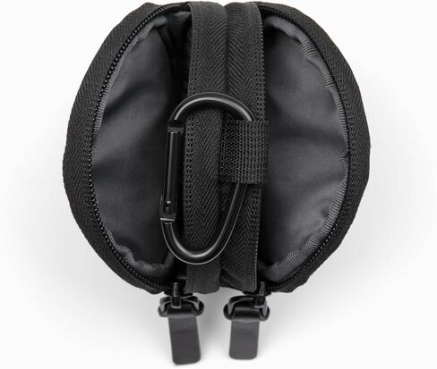 Snackpack Double Insulated Dog Treat Pouch - Holds 1.5 Cups - Dog Training and Walks Snack Bag, Two Pockets for Dry or Wet Treats, Attaches to Leash, Belt, or Bag - Graphite in Saudi Arabia