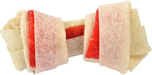 Dingo 95014 Mini Bones ، Rawhide للكلاب الصغيرة/لعبة ، حمراء ، 14 دورة in Kuwait