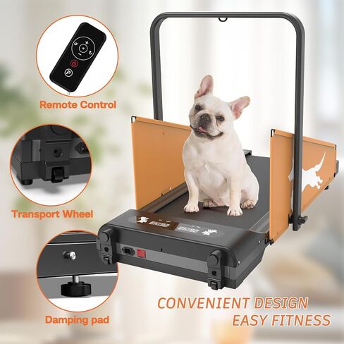 Dog Treadmill for Small Medium Dog, Pet Dog Running Machine Exercise Training Dogs with Remote Control, Indoor Dog Pacer with Pre-Set Exercise Program in Saudi Arabia