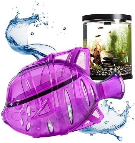 Aquarium Water Clarifier | Clear Cloudy Fish Tank Water Treatment, Safe for Freshwater & Saltwater Fish and Plants - Purple, 1 Pack in Saudi Arabia