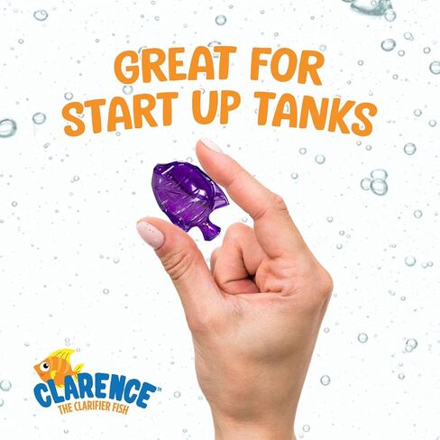 Aquarium Water Clarifier | Clear Cloudy Fish Tank Water Treatment, Safe for Freshwater & Saltwater Fish and Plants - Purple, 1 Pack in Saudi Arabia