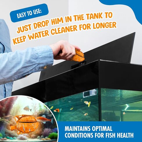 Aquarium Water Clarifier | Clear Cloudy Fish Tank Water Treatment, Safe for Freshwater & Saltwater Fish and Plants - Purple, 1 Pack in Saudi Arabia