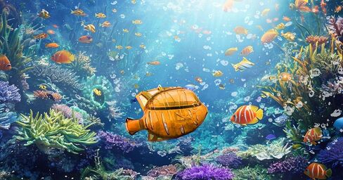 Aquarium Water Clarifier | Clear Cloudy Fish Tank Water Treatment, Safe for Freshwater & Saltwater Fish and Plants - Purple, 1 Pack in Saudi Arabia
