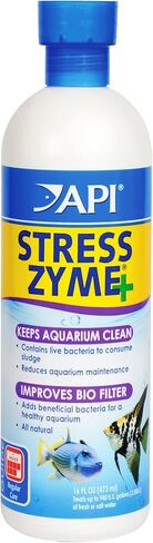 API STRESS ZYME Freshwater and Saltwater Aquarium Cleaning Solution 16-Ounce Bottle in Saudi Arabia