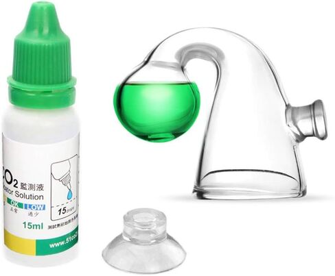 FZone Aquatic CO2 Glass Drop Checker PH Momitor for Aquarium Plant Fish Tank Kit CO2 KIT in Kuwait