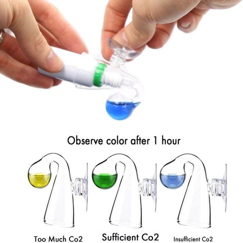 FZone Aquatic CO2 Glass Drop Checker PH Momitor for Aquarium Plant Fish Tank Kit CO2 KIT in Kuwait