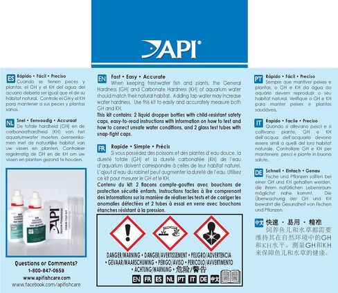 API GH & KH TEST KIT Freshwater Aquarium Water Test Kit, 2.5 oz. in Saudi Arabia