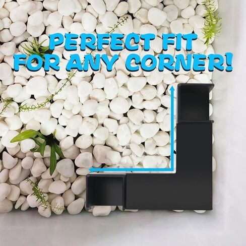 Shrimp Cave Aquarium Tunnel, Shrimp Hides for Aquarium, Corner Aquarium Cave, Corner Fish Tank Decorations, Shrimp Tank Accessories, Fish Hideout for Aquarium Decor, Fish Cave for Aquarium Hideout in Saudi Arabia