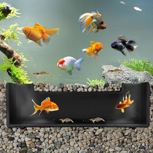 Shrimp Cave Aquarium Tunnel, Shrimp Hides for Aquarium, Corner Aquarium Cave, Corner Fish Tank Decorations, Shrimp Tank Accessories, Fish Hideout for Aquarium Decor, Fish Cave for Aquarium Hideout in Saudi Arabia