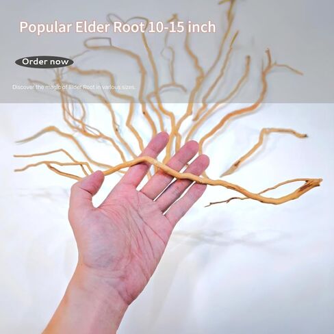 Natural Driftwood Root Mix - 150g (14''-16'') for Aquarium Decorations | Perfect for Fish Tanks, Freshwater Planted Tanks,Terrariums, Fairy Gardens, Aquascaping, Hardscaping, and Aquarium Plants in Kuwait