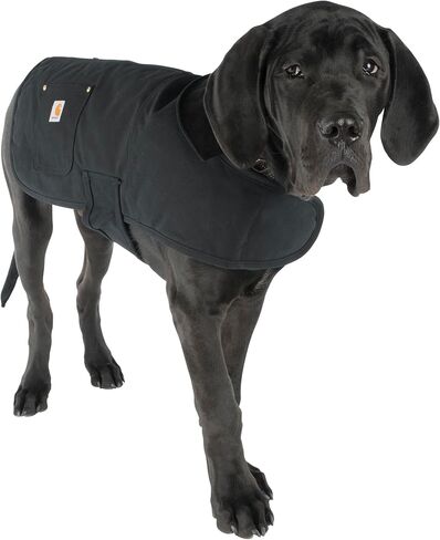 Carhartt Firm Duck Insulated Dog Chore Coat Black, Large in Saudi Arabia