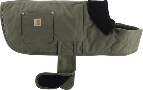 Carhartt Firm Duck Insulated Dog Chore Coat Black, Large in Saudi Arabia
