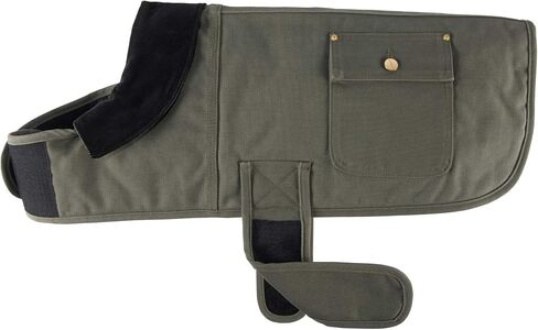 Carhartt Firm Duck Insulated Dog Chore Coat Black, Large in Saudi Arabia
