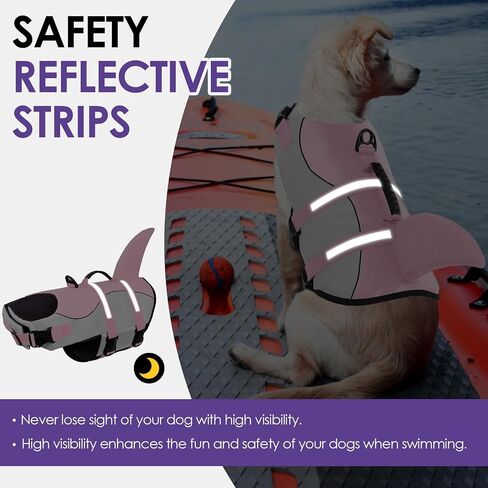 Bess Bridal Dog Life Jacket - Shark Safety Vest for Swimming & Boating in Kuwait