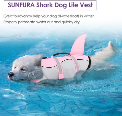Bess Bridal Dog Life Jacket - Shark Safety Vest for Swimming & Boating in Kuwait