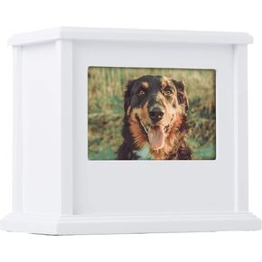 Pearhead Forever Loved Pet Keepsake Picture Frame, Photo Frame for Pet Owners and Dog Lovers, Ideal Memorial Gift for Loss of Dog and Pet Remembrance, Wall Mount And Tabletop Frame, Black