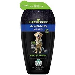 FURminator deShedding Kit, deShedding Shampoo, deShedding Conditioner, deShedding Waterless Spray, For Dogs, 40.5 oz (Set of 3)