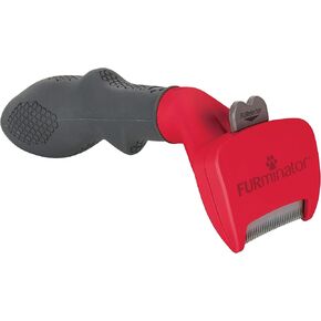 FURminator Small Dog Undercoat deShedding Tool, Short Hair, Reduces Loose Hair from Shedding