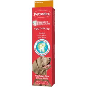 Petrodex Toothpaste for Dogs and Puppies, Cleans Teeth and Fights Bad Breath, Reduces Plaque and Tartar Formation, Enzymatic Toothpaste, Poultry Flavor, 6.2oz