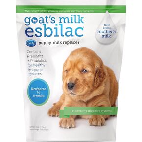 PetAg Goat’s Milk Esbilac Powder - 5 lb - Powdered Puppy Formula with Prebiotics, Probiotics & Vitamins for Puppies Newborn to Six Weeks Old - for Sensitive Digestive Systems