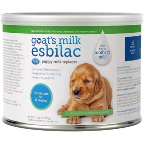 Pet-Ag Goat’s Milk Esbilac Powder - 12 oz - Powdered Puppy Formula with Prebiotics, Probiotics & Vitamins for Puppies Newborn to Six Weeks Old - For Sensitive Digestive Systems