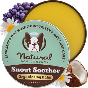 شركة Natural Dog Company Snout Balm (1 أوقية) للأنوف الجافة والمتصدعات ، كلها طبيعية ، تلعق ، بلسم الأنف المهدئ مع الزبدة المرطبة ، كلاب حماية الأنف الشتوية in Kuwait