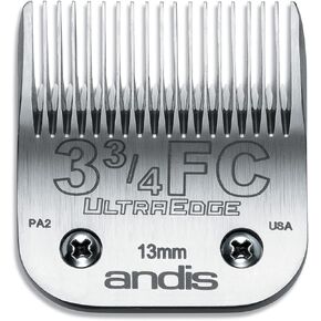 Andis Carbon-Infused Steel UltraEdge Dog Clipper Blade, Size-3-3/4 FC, 1/2-Inch Cut Length (64135)