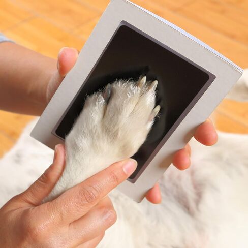 Green Pollywog Clean Touch Inkless Handprint & Footprint Ink Pad | extra-large clean touch ink pad, non-toxic for babies and pets, 12x7.5cm imprint area, reusable 3-5 times in Saudi Arabia