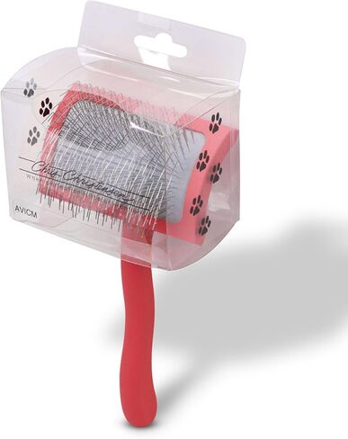 Chris Christensen Big G Dog Slicker Brush for Dogs (Goldendoodles, Labradoodles, Poodles), Groom Like a Professional, Fluff Detangle Style, Saves Time Energy, Teal, Large in Kuwait