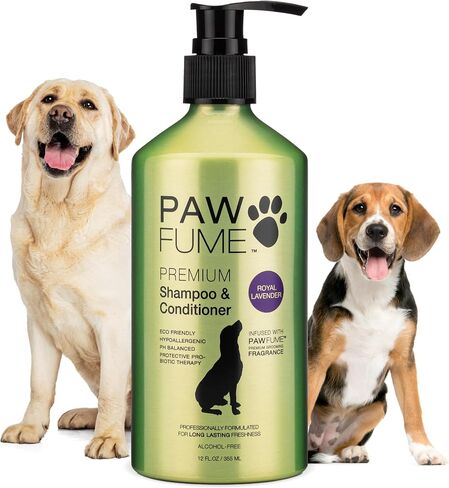 PAWFUME Skin & Coat Detangler Spray for Dogs, 1-Pack – Soothe Dry, Itchy Coats Quickly – Non-Toxic Chamomile & Oat Formula, Essential Fatty Acids & Vet-Certified – Dog Detangler Spray Dematting Care in Saudi Arabia
