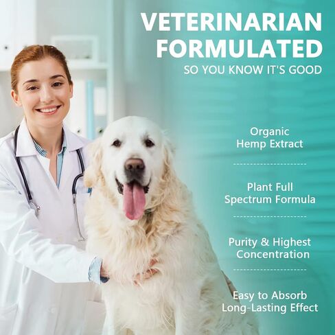 (2 Pack) Max Potency Hemp Oil for Dogs & Cats - Help Anxiety Stress Pain Inflammation Arthritis Aggressive Relax Sleep Allergies Seizures Relief - Treats Chews Joint & Hip - Organic Pet Calming Drops in Kuwait
