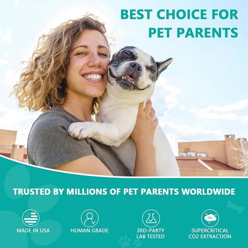 (2 Pack) Max Potency Hemp Oil for Dogs & Cats - Help Anxiety Stress Pain Inflammation Arthritis Aggressive Relax Sleep Allergies Seizures Relief - Treats Chews Joint & Hip - Organic Pet Calming Drops in Kuwait