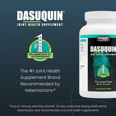 Nutramax Laboratories Dasuquin with MSM Joint Health Supplement for Large Dogs - With Glucosamine, MSM, Chondroitin, ASU, Boswellia Serrata Extract, and Green Tea Extract, 150 Chewable Tablets in Kuwait
