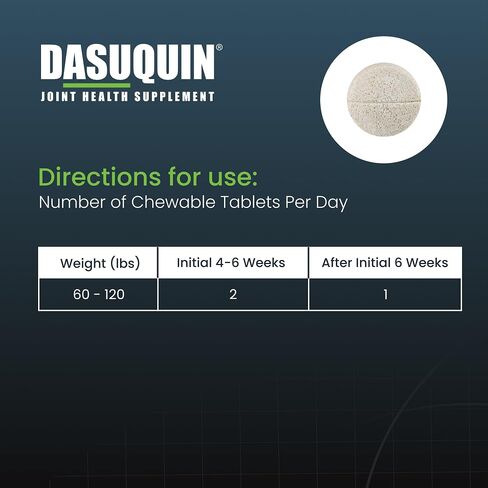 Nutramax Laboratories Dasuquin with MSM Joint Health Supplement for Large Dogs - With Glucosamine, MSM, Chondroitin, ASU, Boswellia Serrata Extract, and Green Tea Extract, 150 Chewable Tablets in Kuwait