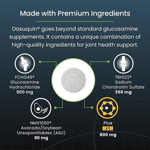 Nutramax Laboratories Dasuquin with MSM Joint Health Supplement for Large Dogs - With Glucosamine, MSM, Chondroitin, ASU, Boswellia Serrata Extract, and Green Tea Extract, 150 Chewable Tablets in Kuwait