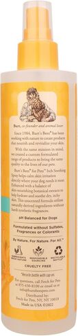 Burt's Bees for Pets Itch Soothing Spray with Honeysuckle, 95% Natural Origin Formulas, Dog Spray for Itchy Dogs, Dog Spray Itchy Skin Relief, 10oz in Kuwait