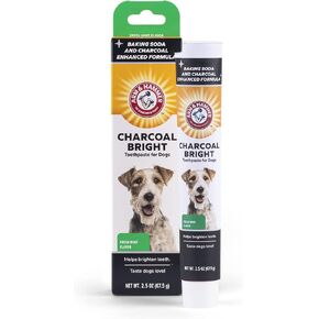 Arm & Hammer for Pets Dog Dental Care Fresh Breath Kit | Includes Arm & Hammer Baking Soda Dog Toothpaste and Dog Toothbrush | Dog Plaque Removal Kit, Mint